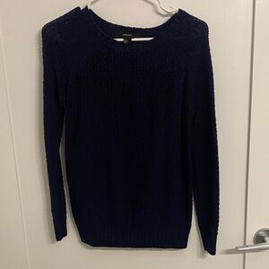 Forever 21 Dark Blue Women's Crew Neck Sweater
